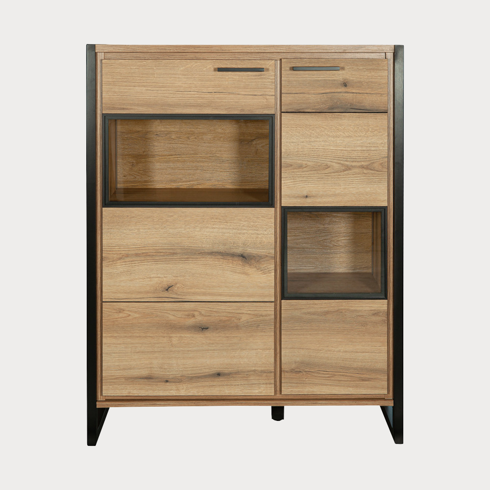 Comoda Bar Soho Nordian Oak 97 Cm 2 Usi